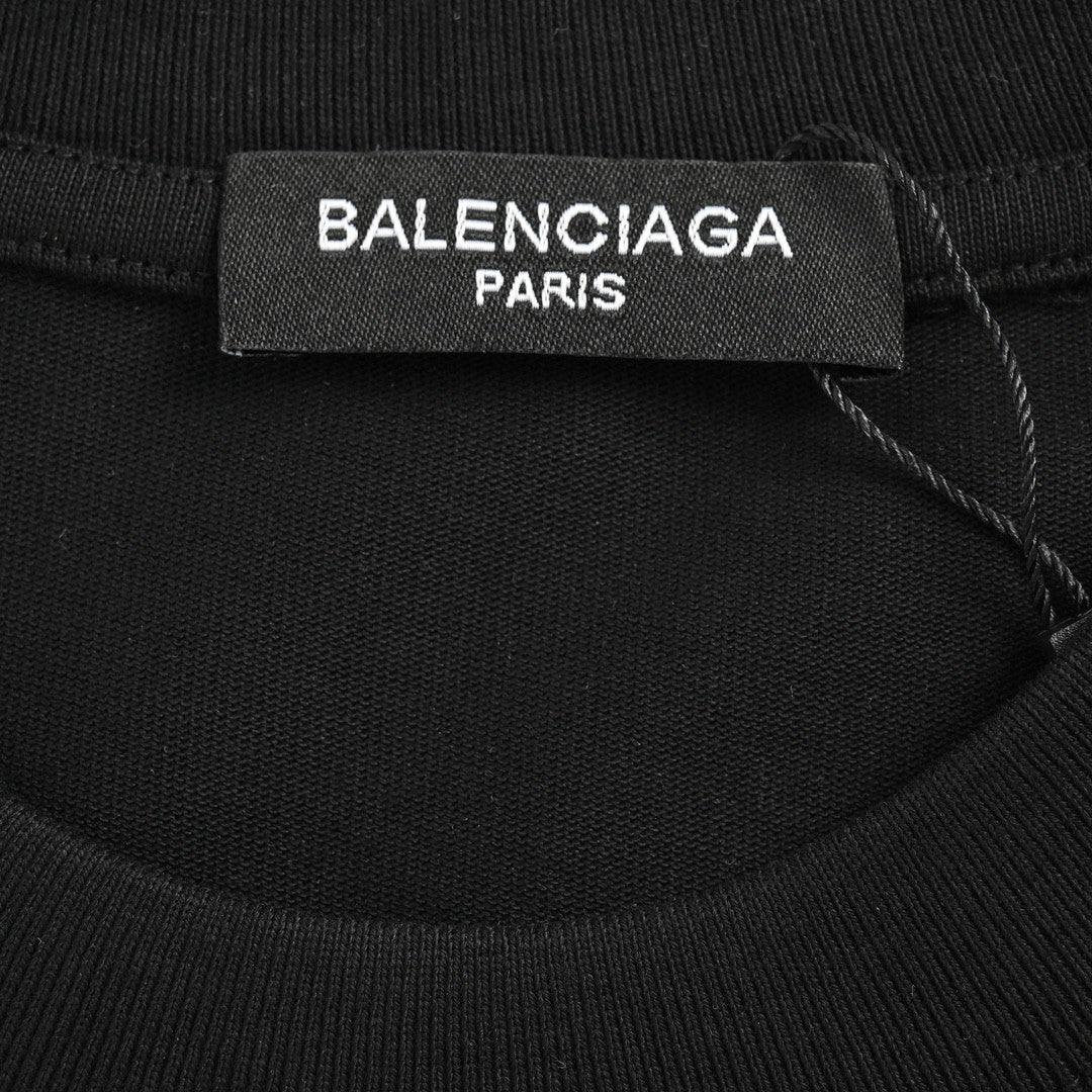 T-shirt Balenciaga - Logo vieilli