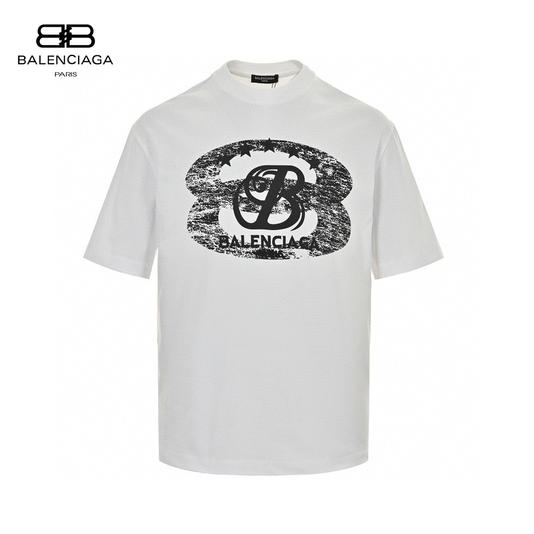 T-shirt Balenciaga - Logo vieilli