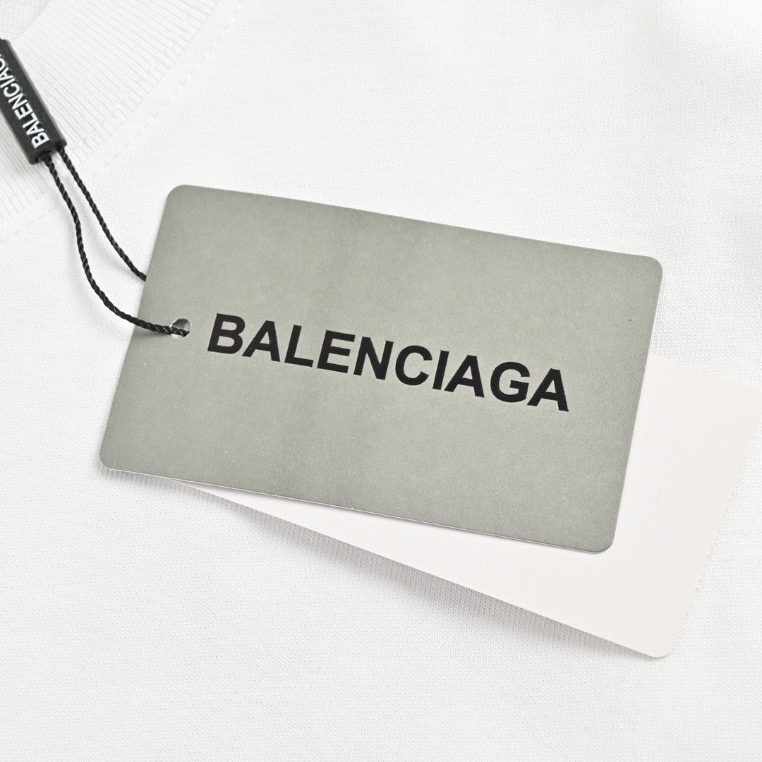 T-shirt Balenciaga - Logo vieilli