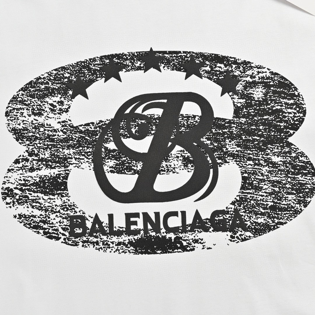 T-shirt Balenciaga - Logo vieilli
