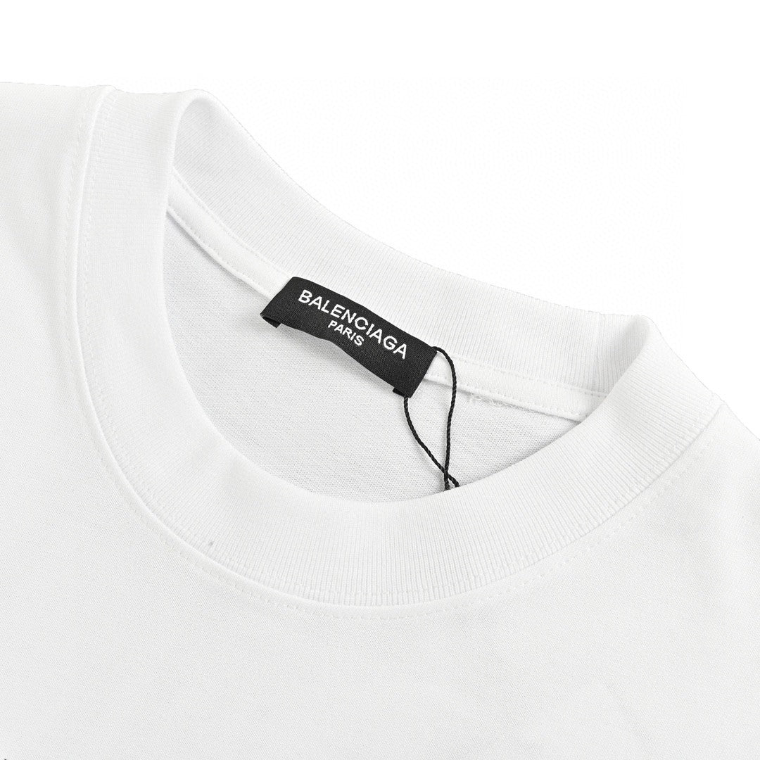 T-shirt Balenciaga - Logo vieilli