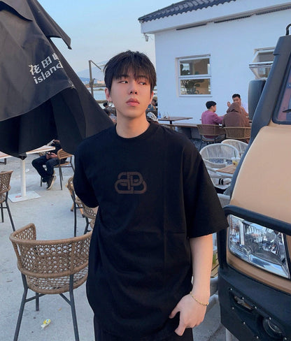 T-shirt Balenciaga - Logo monochrome