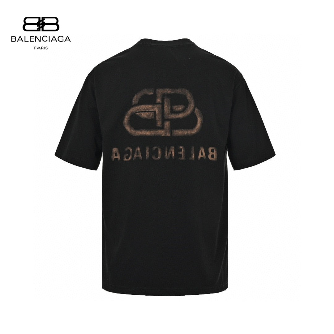 T-shirt Balenciaga - Logo monochrome