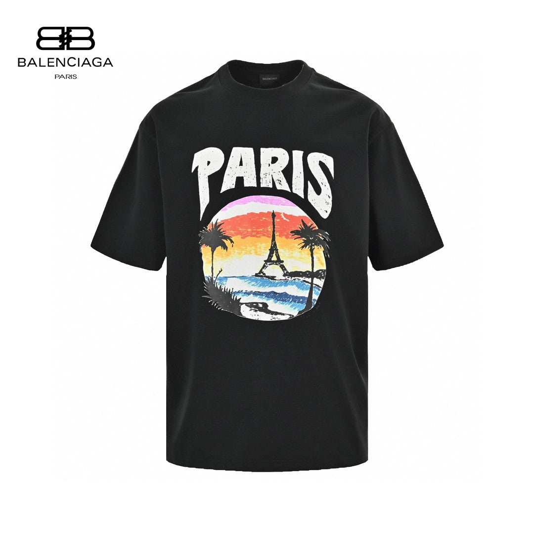 T-shirt Balenciaga - Motif Paris