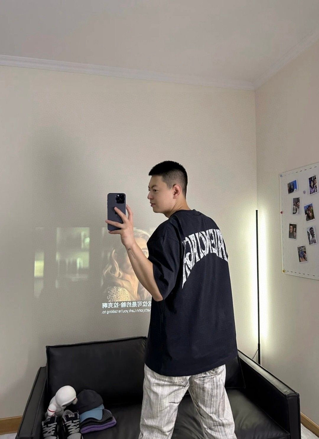 T-shirt Balenciaga - Motif Paris