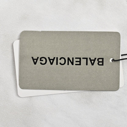 T-shirt Balenciaga Tie-Dye Logo (Blanc)