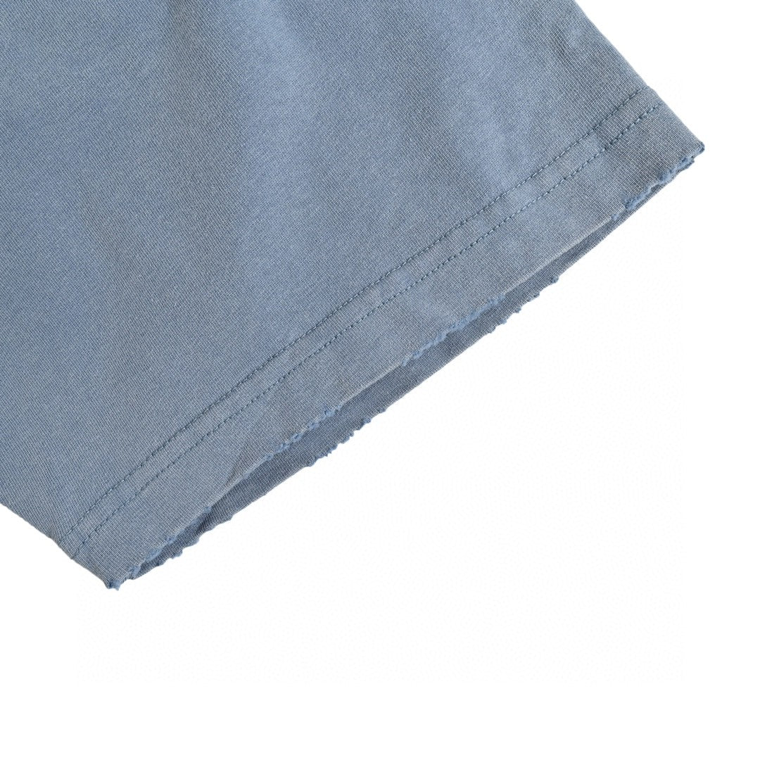 T-shirt Balenciaga Vintage Logo bleu