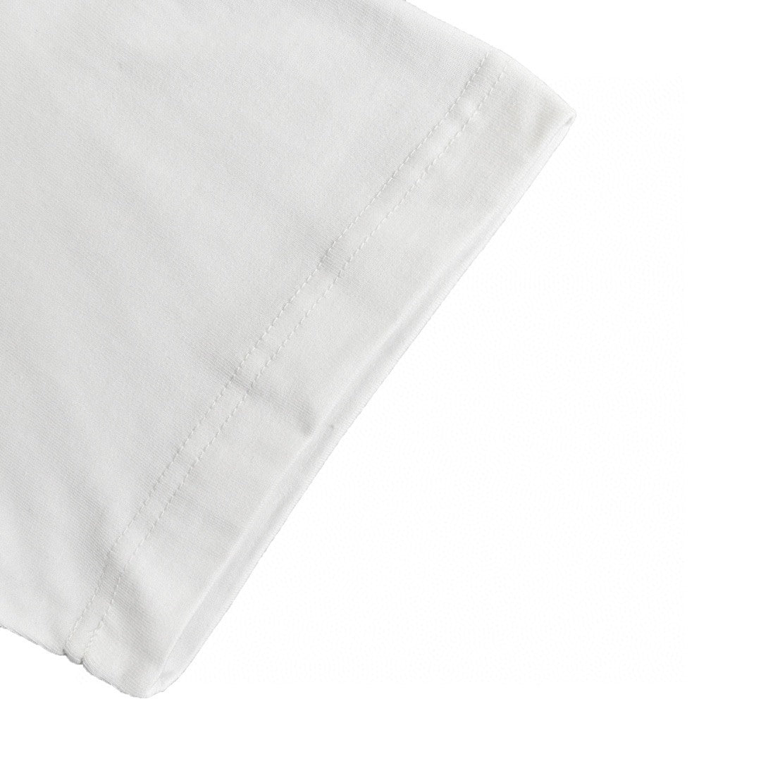 T-shirt blanc Balenciaga à motif audacieux