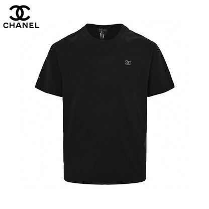 T-shirt Chanel à logo classique noir