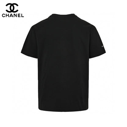 T-shirt Chanel à logo classique noir