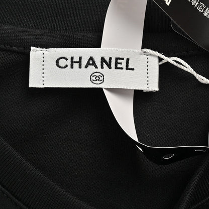 T-shirt Chanel Cloud Logo noir