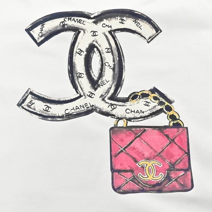 T-shirt à logo Chanel (blanc)