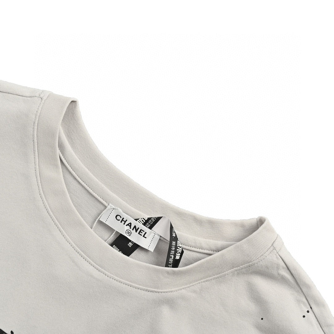 T-shirt Chanel Milano Fashion Week (Gris)