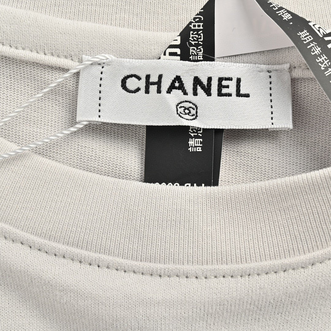 T-shirt Chanel Milano Fashion Week (Gris)