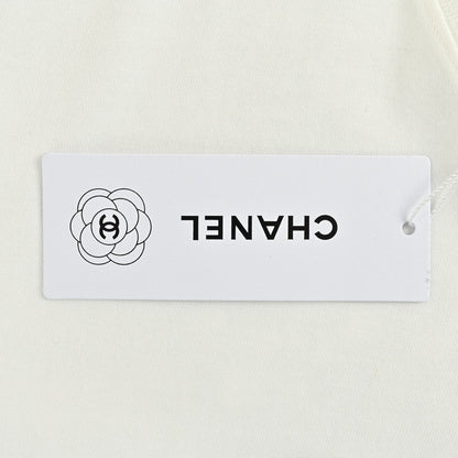 T-shirt blanc à logo Chanel