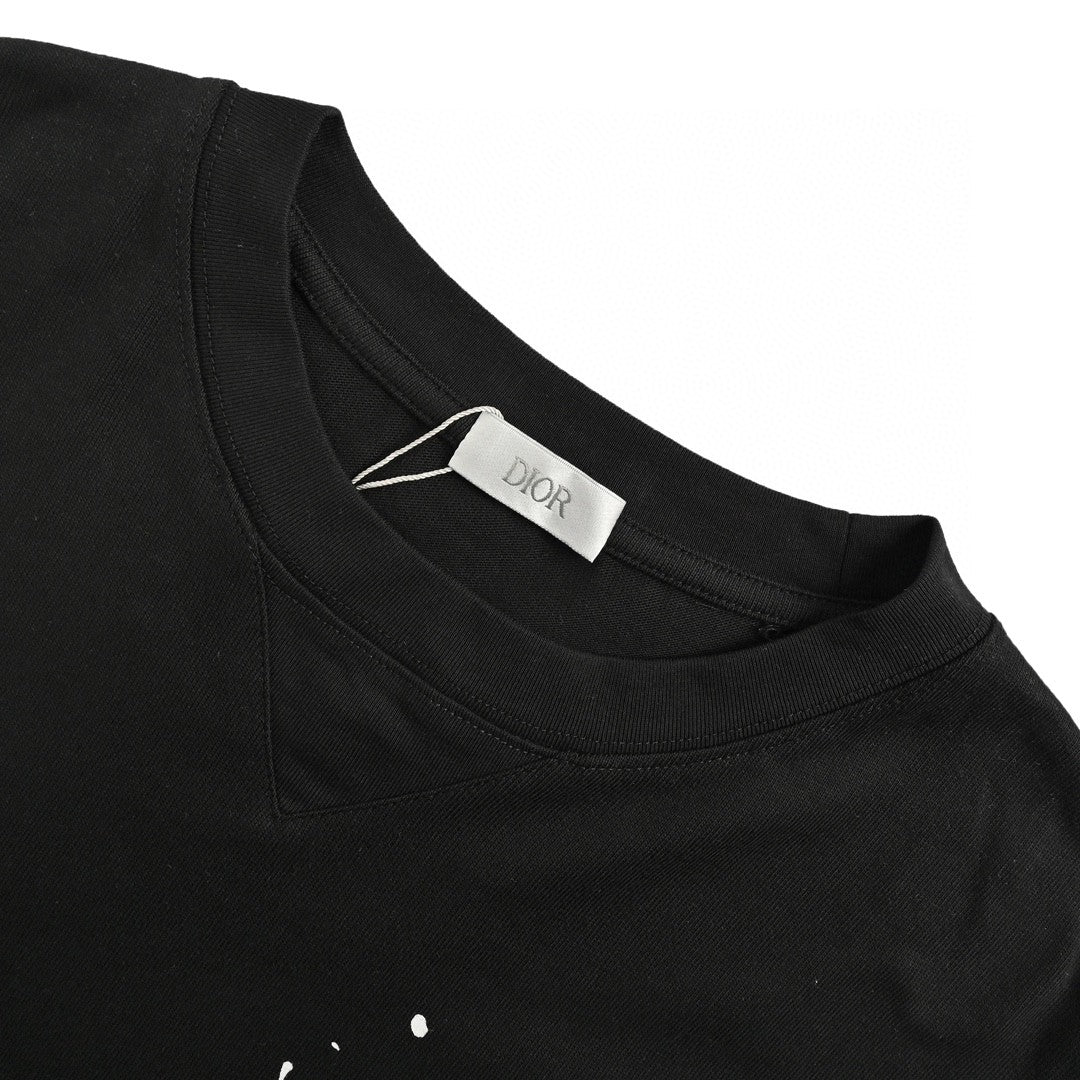 T-shirt Dior Artistic Splatter (Noir)
