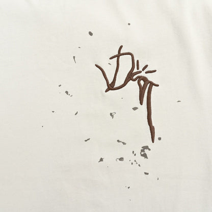 T-shirt Dior Artistic Splatter (Blanc)