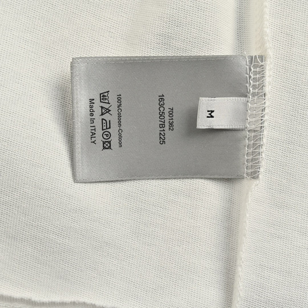 T-shirt Dior Artistic Splatter (Blanc)