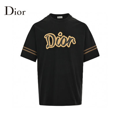 T-shirt Dior noir et marron