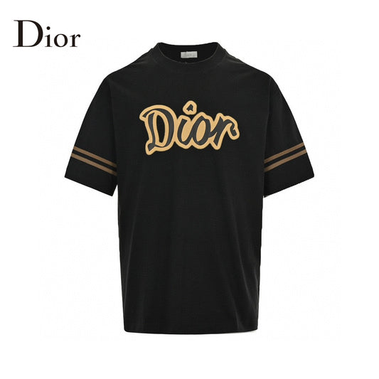T-shirt Dior noir et marron