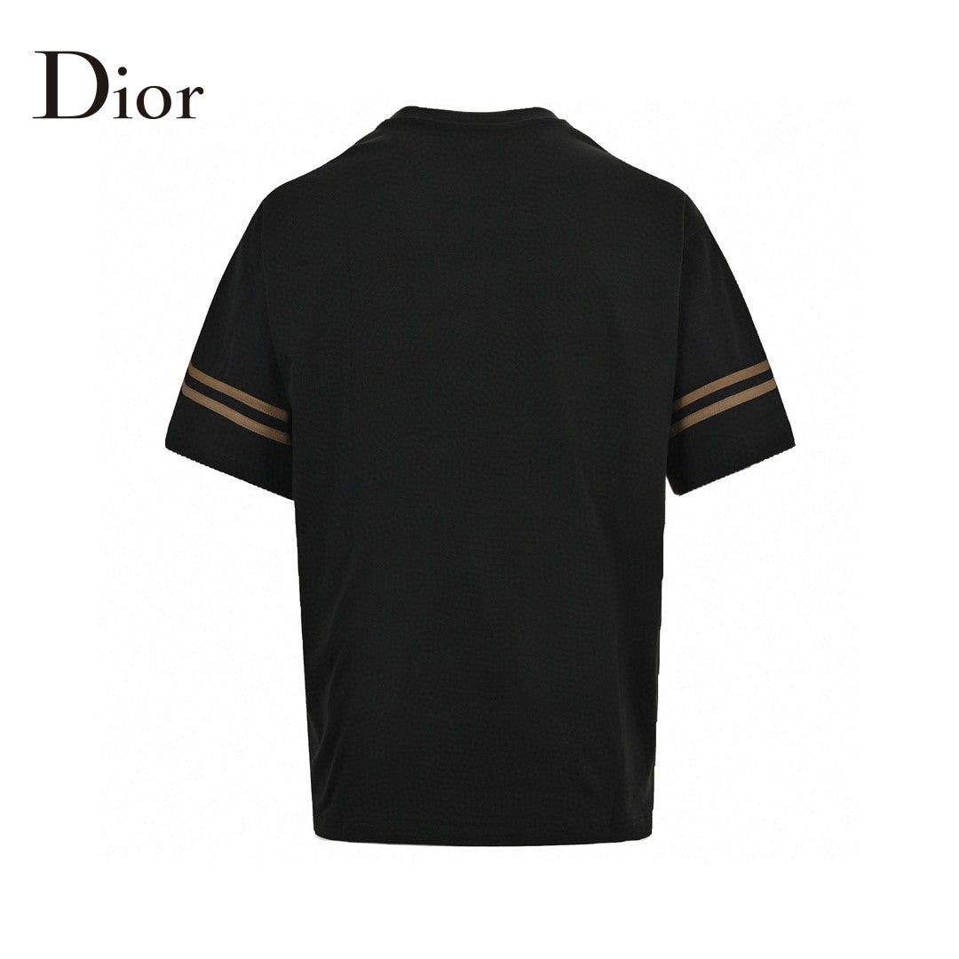 T-shirt Dior noir et marron