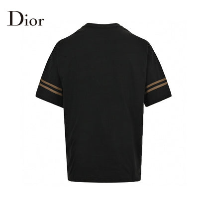T-shirt Dior noir et marron