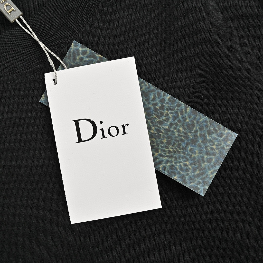 T-shirt Dior noir et marron