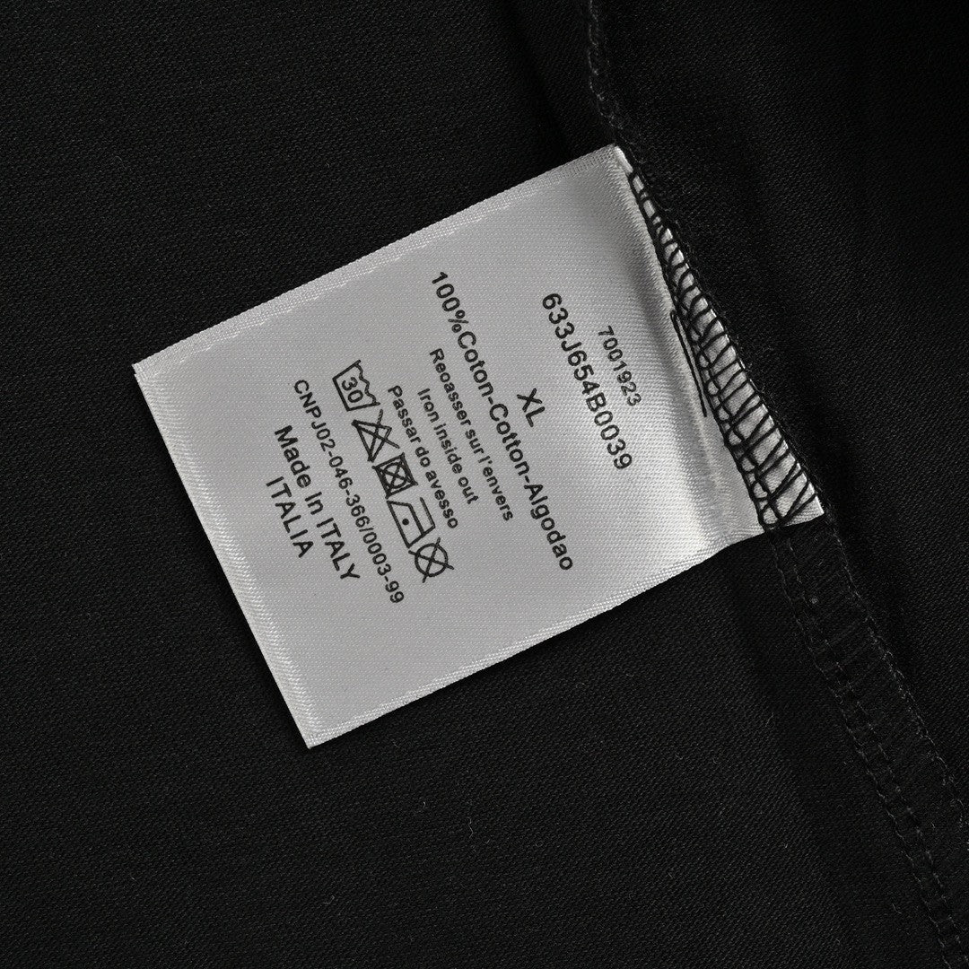 T-shirt Dior noir et marron