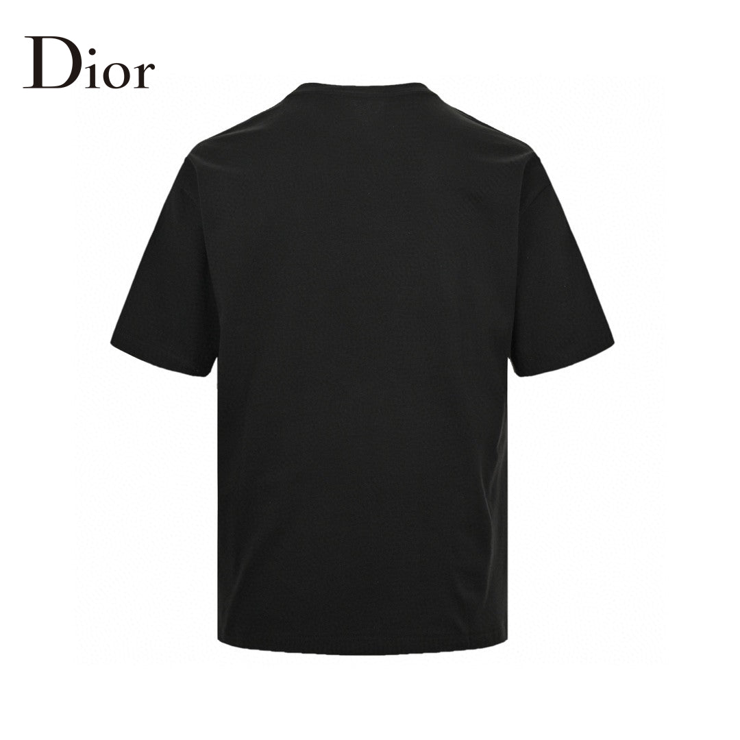 T-shirt graphique noir Dior