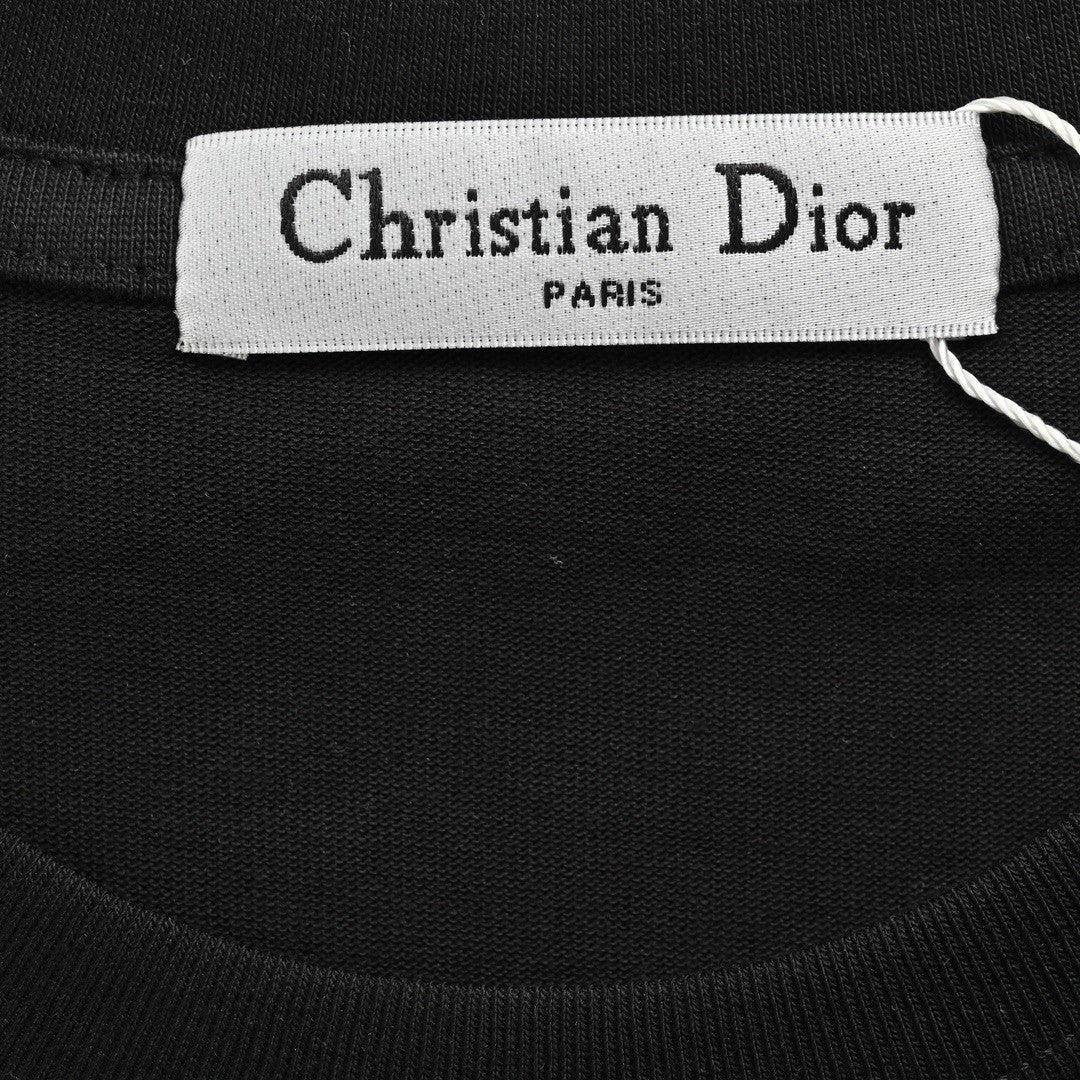 T-shirt graphique noir Dior