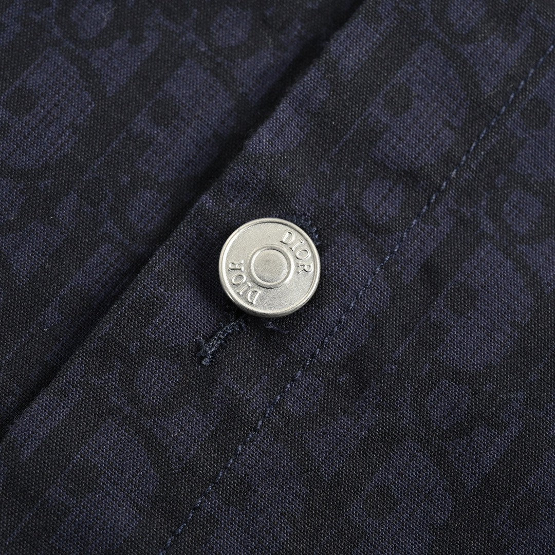 Chemise Dior noire à manches courtes