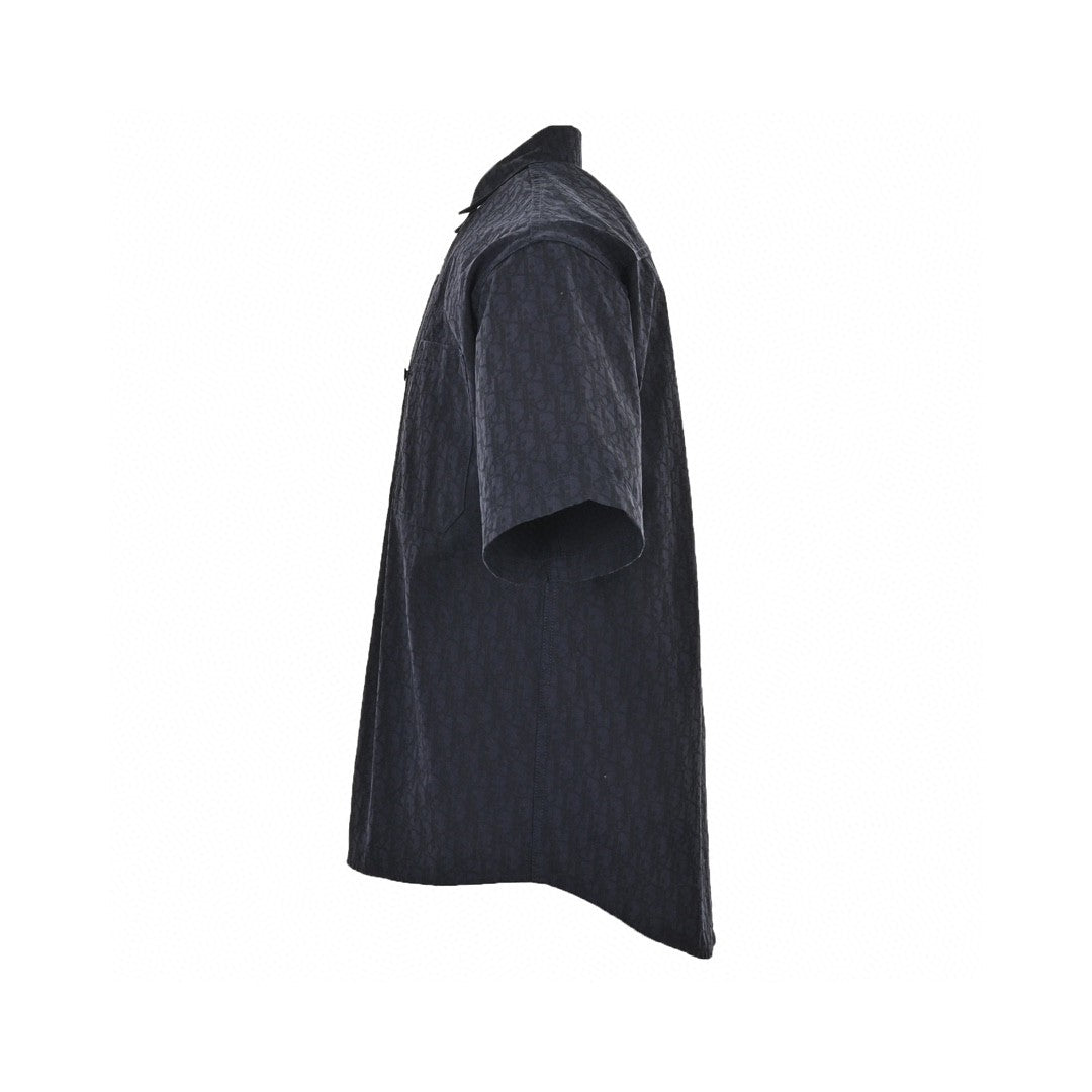 Chemise Dior noire à manches courtes
