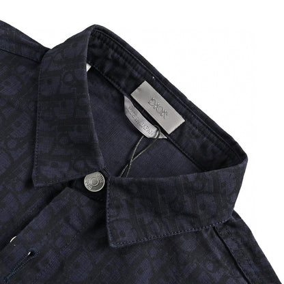 Chemise Dior noire à manches courtes