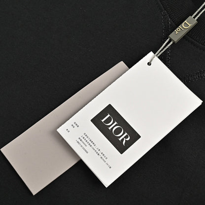 T-shirt noir Dior avec écusson logo
