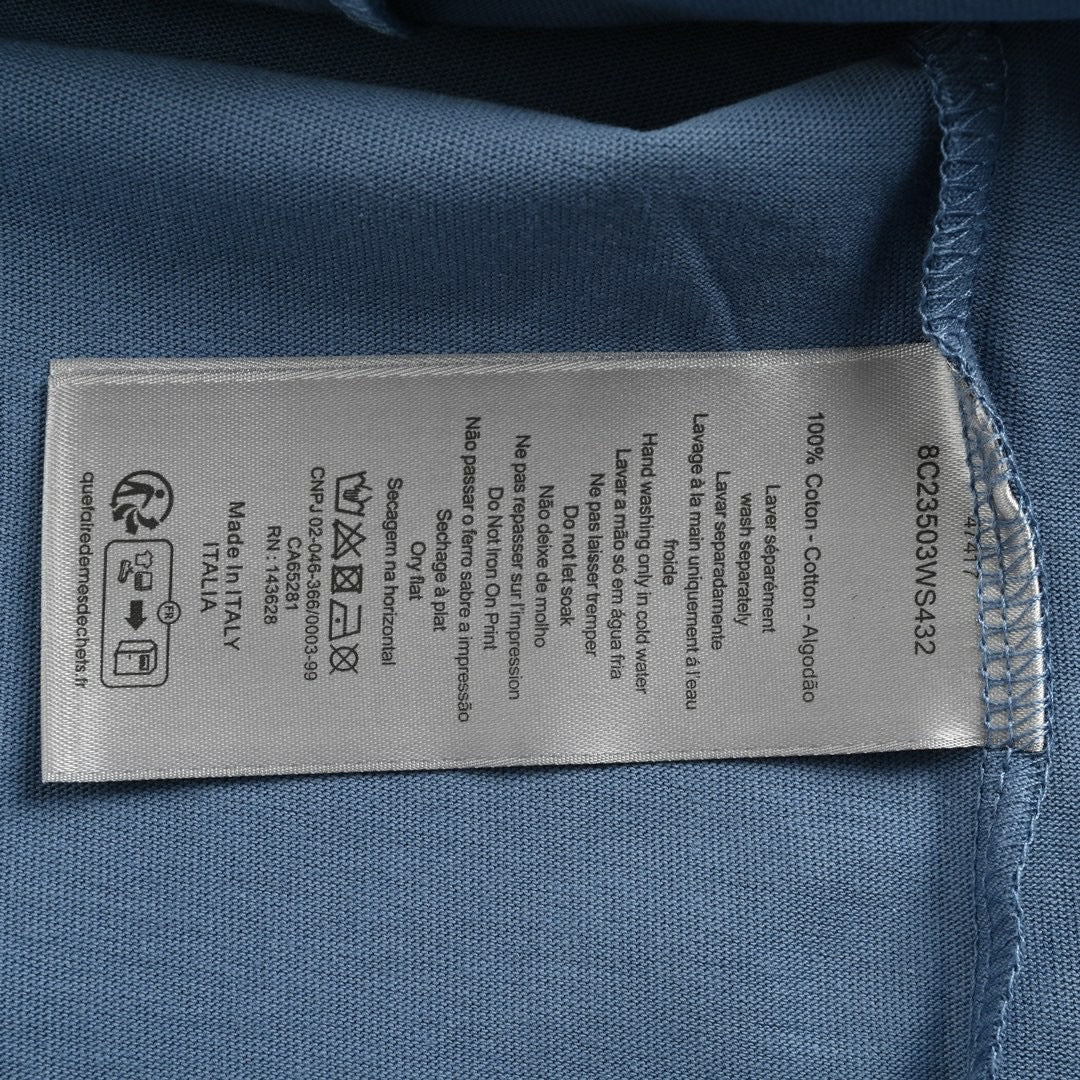 T-shirt Dior à logo classique (bleu)
