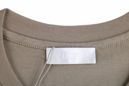 T-shirt Dior à double logo D (kaki)