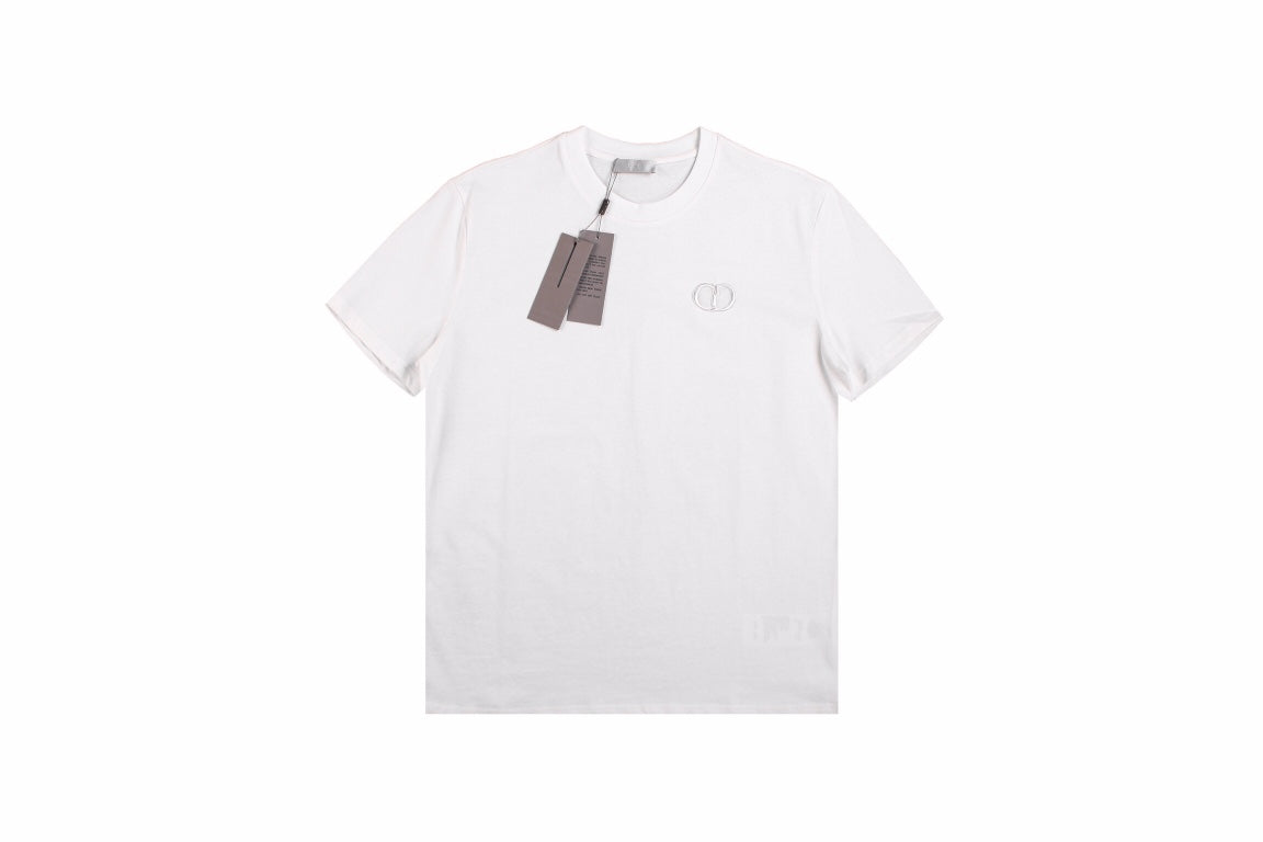 T-shirt Dior à double logo D (blanc)