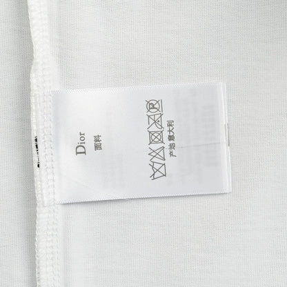 T-shirt Dior à logo dégoulinant (blanc)