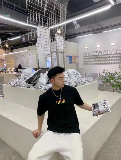 T-shirt Dior à logo dégradé