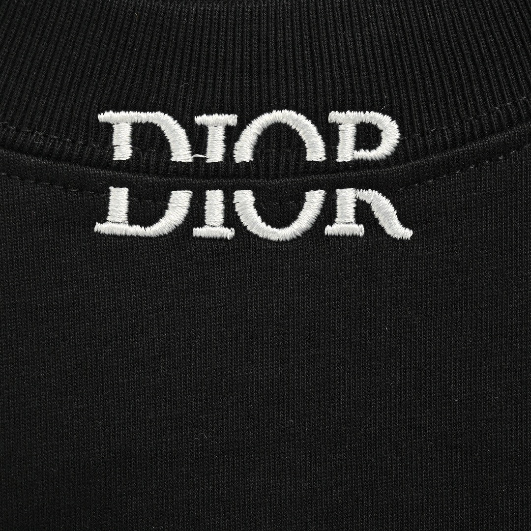 T-shirt noir minimaliste Dior