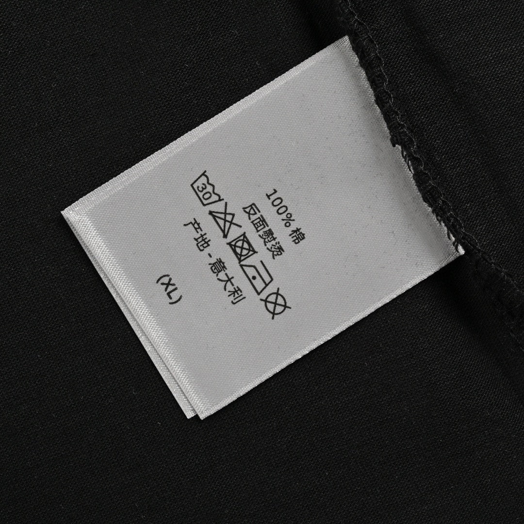 T-shirt noir minimaliste Dior