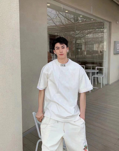 T-shirt blanc minimaliste Dior