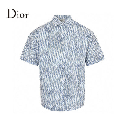 Chemise Dior à imprimé monogramme