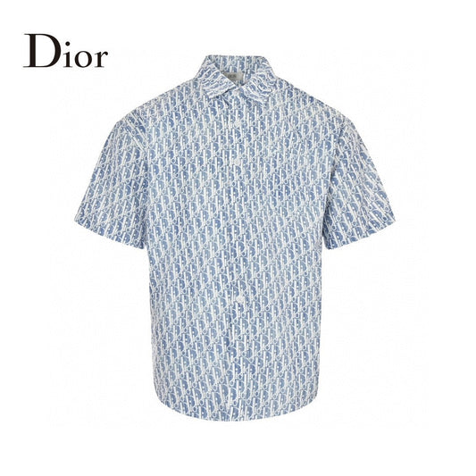 Chemise Dior à imprimé monogramme