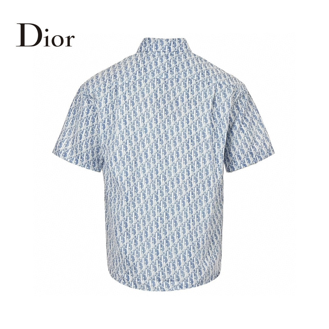 Chemise Dior à imprimé monogramme