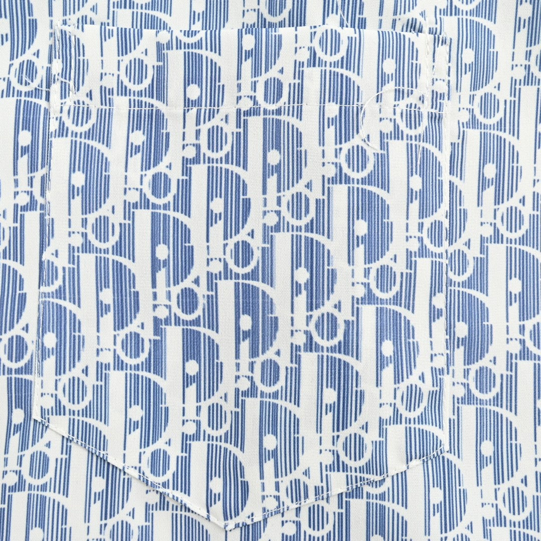 Chemise Dior à imprimé monogramme