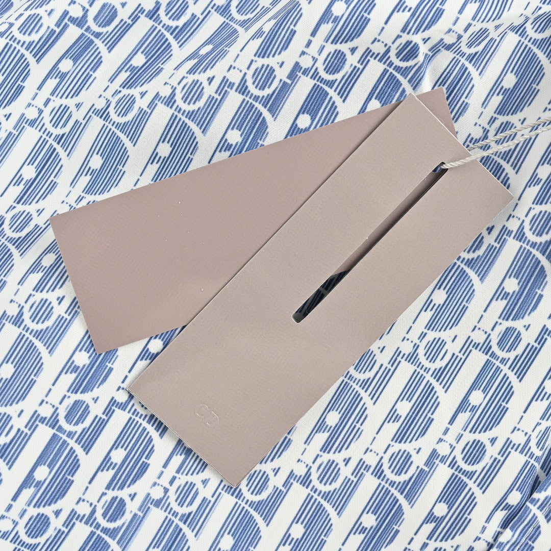 Chemise Dior à imprimé monogramme