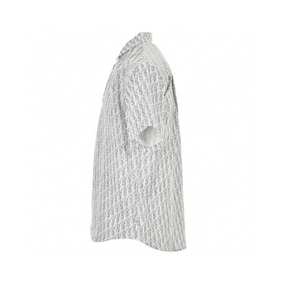 Chemise Dior à imprimé monogramme (grise)