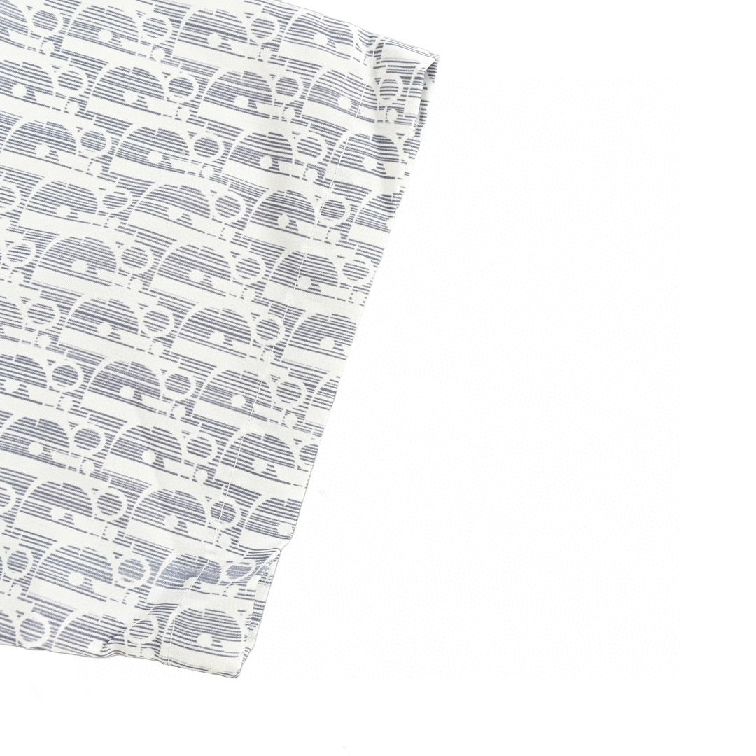 Chemise Dior à imprimé monogramme (grise)