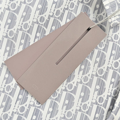 Chemise Dior à imprimé monogramme (grise)